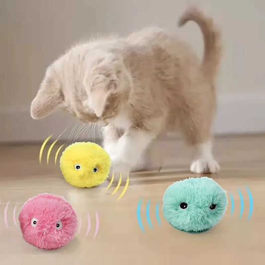3Pcs Interactive Ball Smart Cat Toys